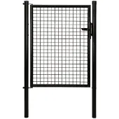 GAH Alberts Alberts 600112 Wellengitter-Einzeltor, anthrazit-metallic, Breite 100 cm, Höhe 125 cm