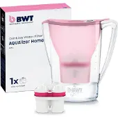 BWT AQUAlizer Home, Pitcher-Wasserfilter, 2,7 l, Pink, Transparent
