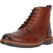 Clarks Shepton Mens Black Leather, 8