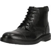Clarks Shoes Aldwin Cap 26179732 7, Boots in Schwarz für Herren, Größe 41,5