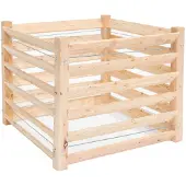 Westmann , Holz Komposter, Kompostkiste 800 l Volumen, natur, 100 x 100 x 80 cm (B x T x H)