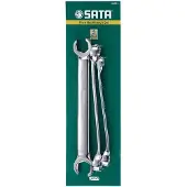 Sata -Flachschlüssel 3 Stück doppelseitig für metrische Leiter