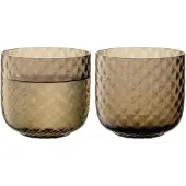 LSA International Wasserglas L.S.A. Dapple Earth Brown 300 ml (2er-Set)