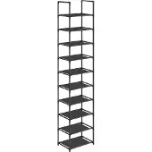 Songmics Schuhregal mit 10 Ebenen 33 x 33 x 173 cm LSR110B02