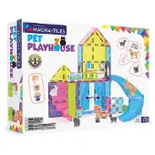 Magna-Tiles Magna Tiles Magnetset - 50 Teile - Haustierspielhaus + MicroMAGS - - One Size - Magnetspielzeug