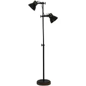 Light & Living - Stehleuchte Jody - Schwarz - 40x30x165cm für Wohnzimmer, Schlafzimmer
