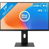 BlueBuilt 24 Zoll Full-HD-Monitor mit USB-C