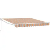 vidaXL Ausziehbare Markise Mehrfarbig 300 x 250 x 165 cm