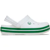 Crocs Uni Kinder Crocband Clog T Clog, White/Green Ivy, 22/23 EU