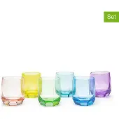 Excelsa Set Von 6 Wasserglas L'Avana Glas 31 Cl Bunt