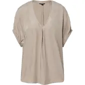 Comma Blouses Beige Größe: 46 | Blusen Outlet | Damen | Braun