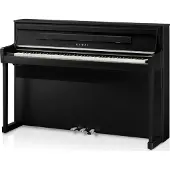 Kawai CA901 Digitalpiano-Bundle Schwarz satiniert
