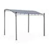 Sweeek - Wand-Pergola 3x2,5 m - Grau