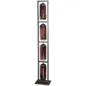 KAWOLA Stehleuchte TRIEST Stehlampe Glas schwarz