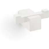 Zack Handtuchhalter Carvo Doppel Weiß
