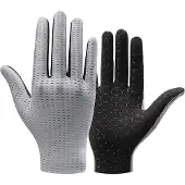 RockBros Breathable Full Finger Cycling Gloves, Size: XXL - Gray