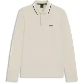 BOSS Plisy 10266738 Green Langarm-polo
