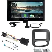 Kenwood DMX7722DABS Android Auto CarPlay Bluetooth Einbauset für Opel Vivaro B
