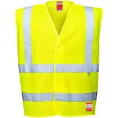 Portwest HI VIS ANTI-S VEST FR Yellow L/XL