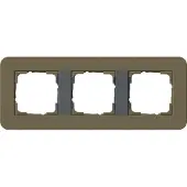 Gira Abdeckrahmen 3f E3 Umbra/Anthrazit 0213426