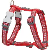 Red Dingo Reflective Bone Hundegeschirr
