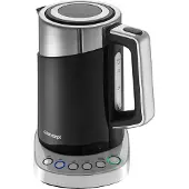 Concept RK3171, 1,7 l, 2200 W, Schwarz, Metallisch, Kunststoff, Edelstahl, Regelbare Temperatur, Wasserstandsanzeige
