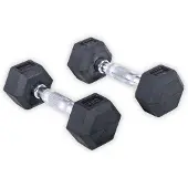 Olive Rubber Hex 3kg Hantel 2 Einheiten