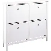Inter Link Chilly Home Schuhkommode Massivholz Kiefer weiß