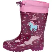 Lico Kinder Gummistiefel Power mit Blinkeffekt und rutschfester Gummisohle, Größe 32