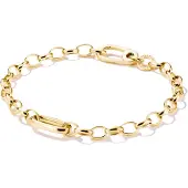 Thomas Sabo Charm-Armband mit einem Connect Link vergoldet