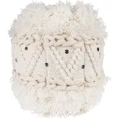 Decorationable Pouf "Bohist 525 35cm x 35cm, Strukturen mit Fransen und Quasten", (1 St.), handgefertigt, Unikat, sehr gut kombinierbar, vielfältig im Einsatz