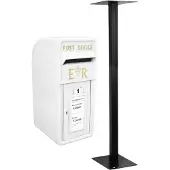 MonsterShop Royal Mail Post Box Gusseisen Säule ER Brief Wandhalterung Post Bodenständer