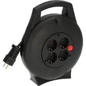 Brennenstuhl 1093900, 10 m, Drinnen, IP20, Schlagfest, Überhitzungsschutz, Kunststoff, Polyvinylchlorid (PVC), Schwarz