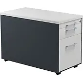 Mauser Schubladencontainer m.Rollen, 529x800mm, 1 Materialschub,anthrazitgr./lichtgrau