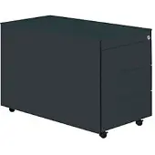 Mauser Schüberollcontainer, 570x800mm, Stahlpl., 3 Schübe, anthrazit