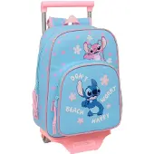 Disney Stitch Happy Rucksack Mit Rollen Blau Blau One Size