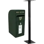 MonsterShop Royal Mail Post Box Gusseisen Säule ER Brief Wandhalterung Post Bodenständer