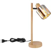 Globo Tischlampe Run Holz