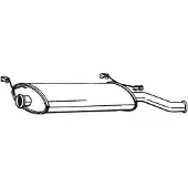 Bosal Endschalldämpfer 135-241