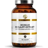 QIDOSHA Mumijo Shilajit Kapseln hochdosiert, Extrakt 10:1, Himalaya, 180 Kapseln