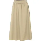Cartoon Damen A-Linien Rock Midi 85 cm mit Gummizug und Nahttaschen uni