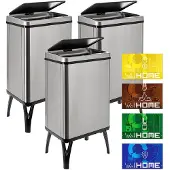 Wellhome Intelligente Mülleimer 40l 3 Einheiten