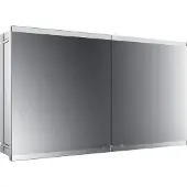 Emco asis evo Lichtspiegelschrank, Unterputzmodell, 2 Türen, 1200 mm