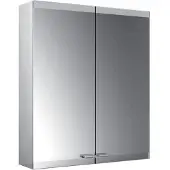 Emco asis evo Lichtspiegelschrank, Aufputzmodell, 2 Türen, 600 mm