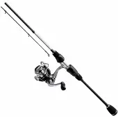 Kinetic Demigod Ct Spinn-kombo Schwarz 1.83 m / 0.7-7 g Schwarz 1.83 m