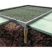 Halls Fundament, blank, für Gewächshaus Magnum 108, 8,3 m²