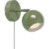 Markslöjd Wandlampe Pop, grün, für Wohn- / Esszimmer, Metall, Vintage, Wandleuchte, Wandlampe Innen