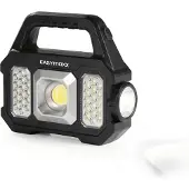 Easymaxx Solar-Arbeitsleuchte mobil - Schwarz