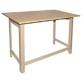 Wellhome Oberflächenbehandlung Der Zusammenklappbaren Holztischplatte Ohne Lack 100x6075 Cm