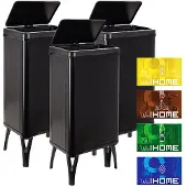 Wellhome Intelligente Mülleimer 50l 3 Einheiten